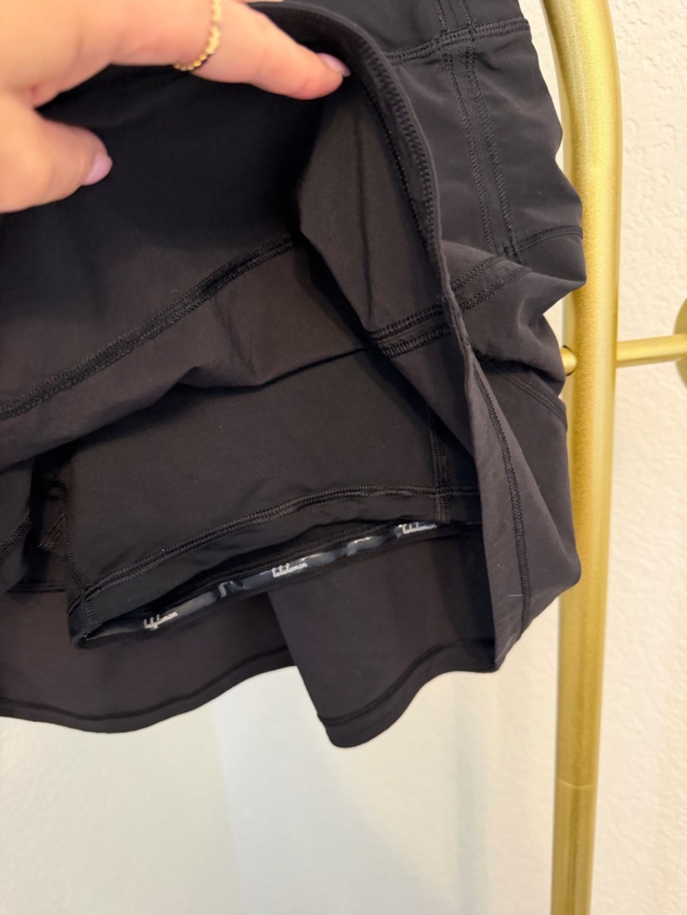 lululemon athletica Black Women's Tennis Skort - Picture 3 of 4
